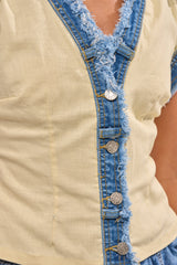 DO YOU LOVE ME BUTTON DOWN