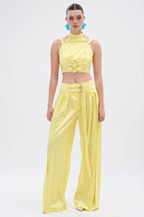 ELECTRIC SATIN TROUSER