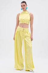 ELECTRIC SATIN TROUSER