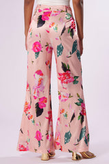 BLOSSOM SATIN TROUSERS