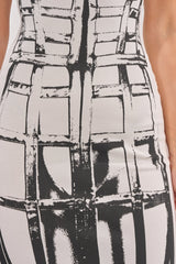 BREAK FREE PRINTED MIDI DRESS
