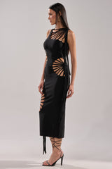 BROOKE CUTOUT MIDI DRESS