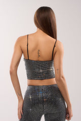 ALL EYES ON ME RHINESTONE BLOUSE