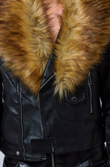 AUSSY FUR COLLAR MOTO