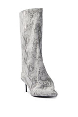 AZALEA WANG COUTURECRAZY SNAKE BOOT