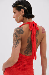 ALWAYS BEST DRESSED MINI DRESS IN RED