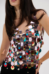 DANCING QUEEN EMBELLISHED TOP