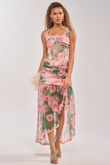 DREAMING FLORAL MAXI SKIRT