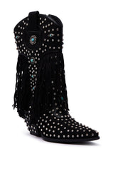 AZALEA WANG GREYSON BLACK BOOTIE