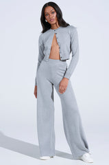 COZY LUXE CREW NECK CARDIGAN
