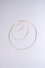 CANT KEEP UP HOOP EARRING