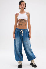 DONT MESS WITH ME DENIM JOGGER