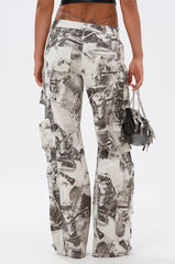 ASH OMBRE CARGO DENIM
