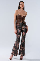 COLD BLOODED FAUX LEATHER PANTS