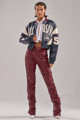 DOWN AND DIRTY FAUX LEATHER PANT