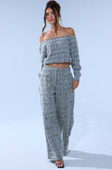 DRESSY VIBES TWEED PANT