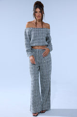 DRESSY VIBES TWEED PANT