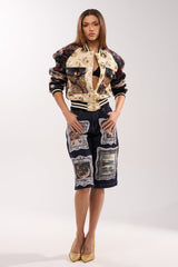 EGO CHECK PATCHWORK BOMBER