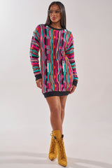 CARLTON COULD NEVER KNIT SWEATER DRESS