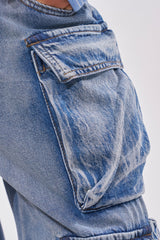 EASY ENOUGH CARGO DENIM