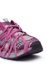 AZALEA WANG SELIE PURPLE LACE UP SNEAKER