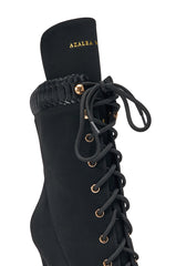 AZALEA WANG XIOMARAN BLACK STILETTO BOOTIE