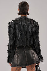 AVANT GARDE LASER CUT BOMBER