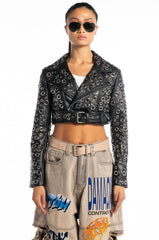 ALL ABOUT THE GROMMETS MOTO JACKET