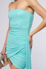 ALLISON MESH RHINESTONE MINI DRESS
