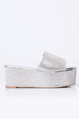 AND ANOTHER ONE SLIP ON FLATFORM SANDAL