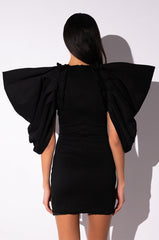 ANNIKA STATEMENT SLEEVE MINI DRESS