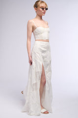 AURA PATCHWORK MAXI SKIRT