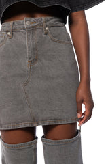 AVA WIDE LEG SKIRT JEANS