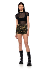 AVIATOR CAMO SHORTS