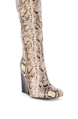 AZALEA WANG EVERGREEN MULTI SNAKE BOOT