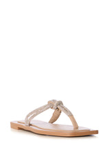 AZALEA WANG IVELLA SILVER ROPE SANDAL