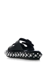 AZALEA WANG MCKELLEN STUDDED FLAT SANDAL