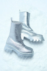 AZALEA WANG MITTY SILVER BOOTIE