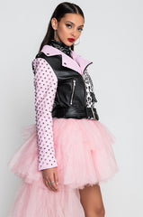 AZALEA WANG PRETTY MESS GRAFFITI JACKET