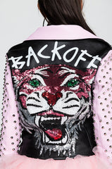 AZALEA WANG PRETTY MESS GRAFFITI JACKET