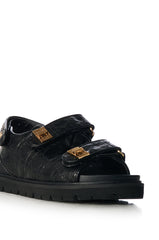 AZALEA WANG SANDIE BLACK SANDAL