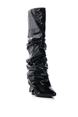 AZALEA WANG SIF WEDGE BOOT IN BLACK