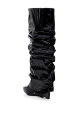 AZALEA WANG SIF WEDGE BOOT IN BLACK