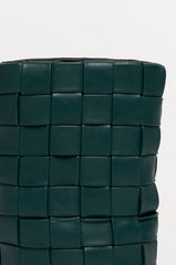 AZALEA WANG STUCK ON YOU WEDGE BOOTIE IN GREEN