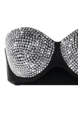 BEDAZZLE SUPPORT BRA D CUP