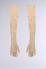 BLING BABE RHINESTONE GLOVES
