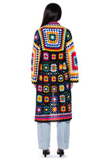 BOBBI FLORAL WOVEN CARDIGAN