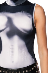 BODY MOVES SLEEVELESS BODYSUIT