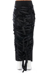 BUCKLE UP MAXI SKIRT