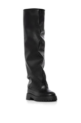 CITY OF GOD BLACK FLAT BOOT